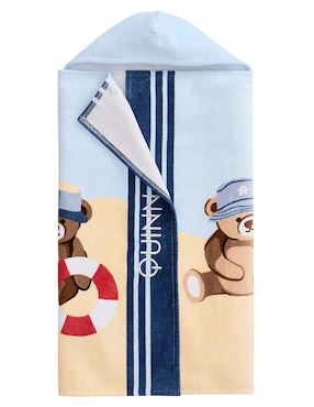Toalla con gorro Teddy Bear de algodón