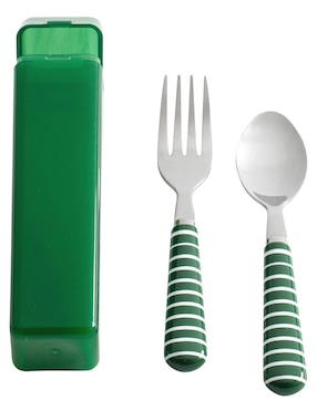 Set cubiertos Basic de acero inoxidable 3 piezas