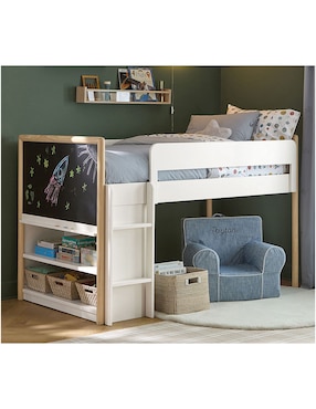 Cama Avery de madera individual