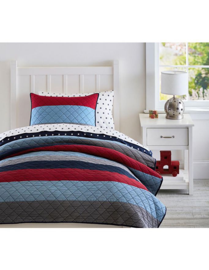 Colcha Block Stripe Quil 3