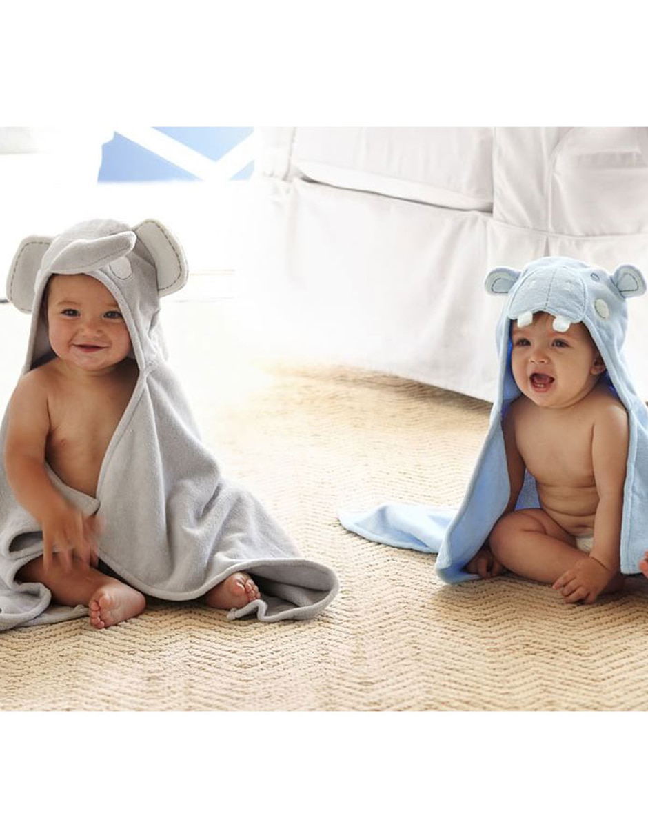 Toalla Elephant Baby Hooded de algodón 10
