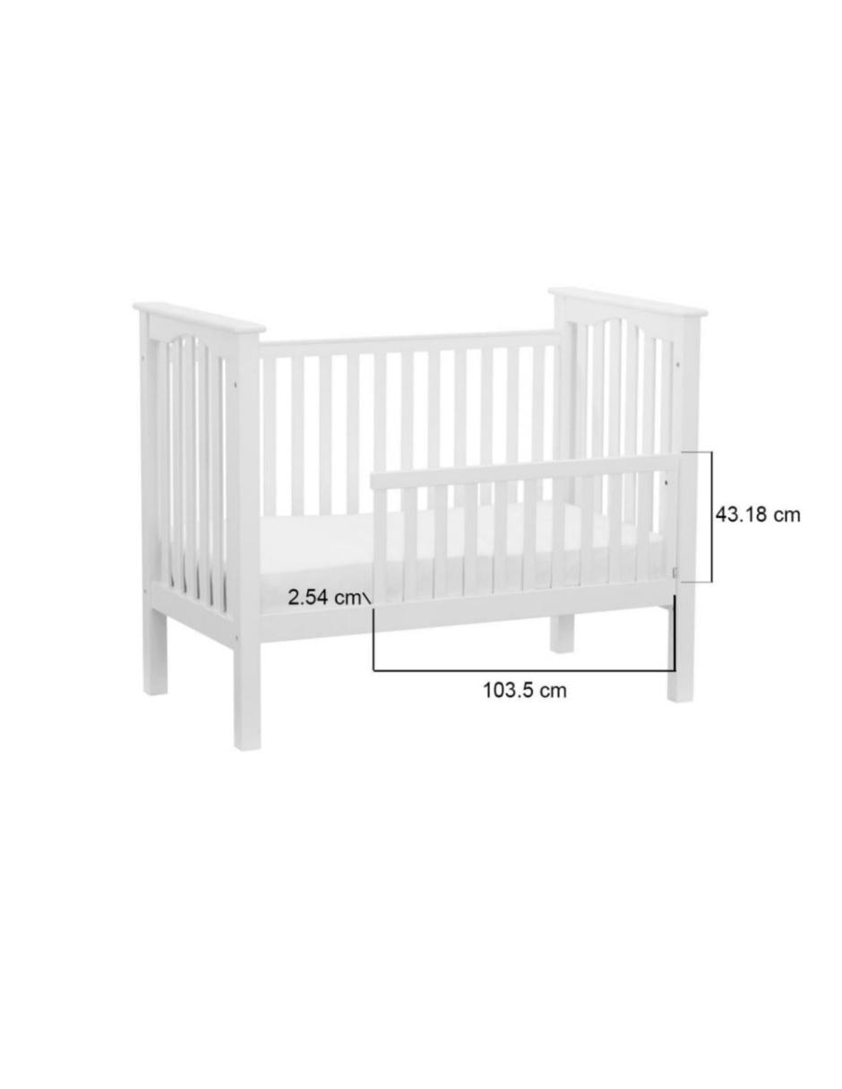 Barandal para convertir a cama infantil Kendall 2
