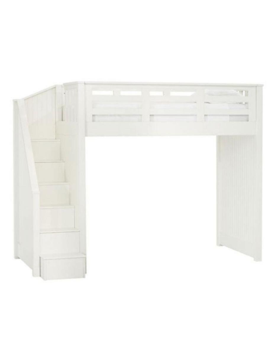 Cama loft Catalina de madera individual 7