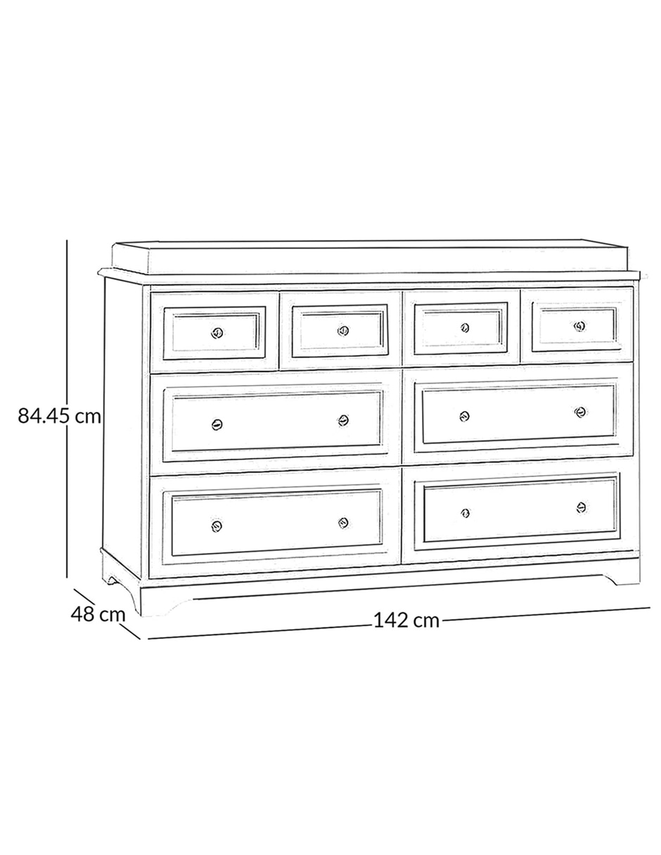 Cambiador Fillmore de madera unisex 9