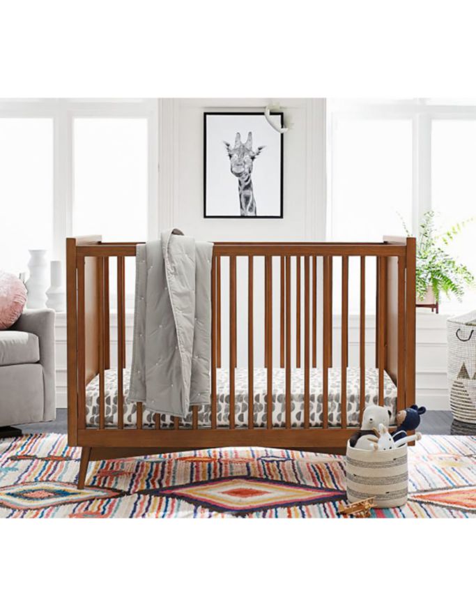 Cuna convertible a cama infantil Mid Century 4