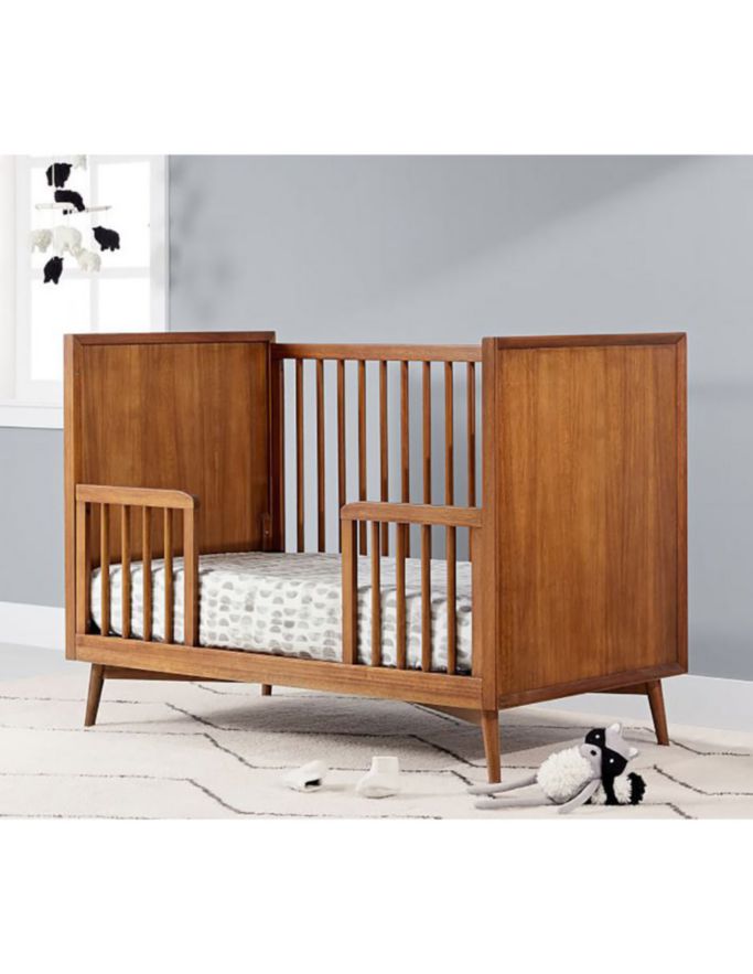 Cuna convertible a cama infantil Mid Century 6