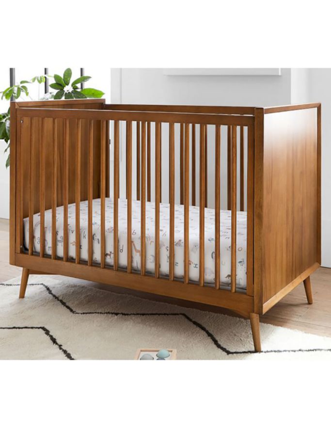 Cuna convertible a cama infantil Mid Century 7