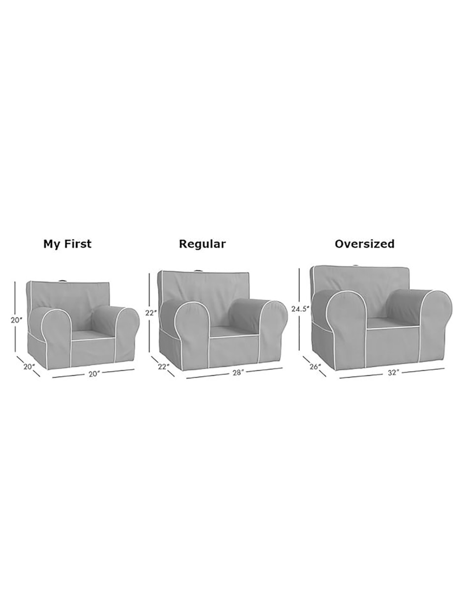 Funda para Sillón Anywhere Gray Sherpa 6