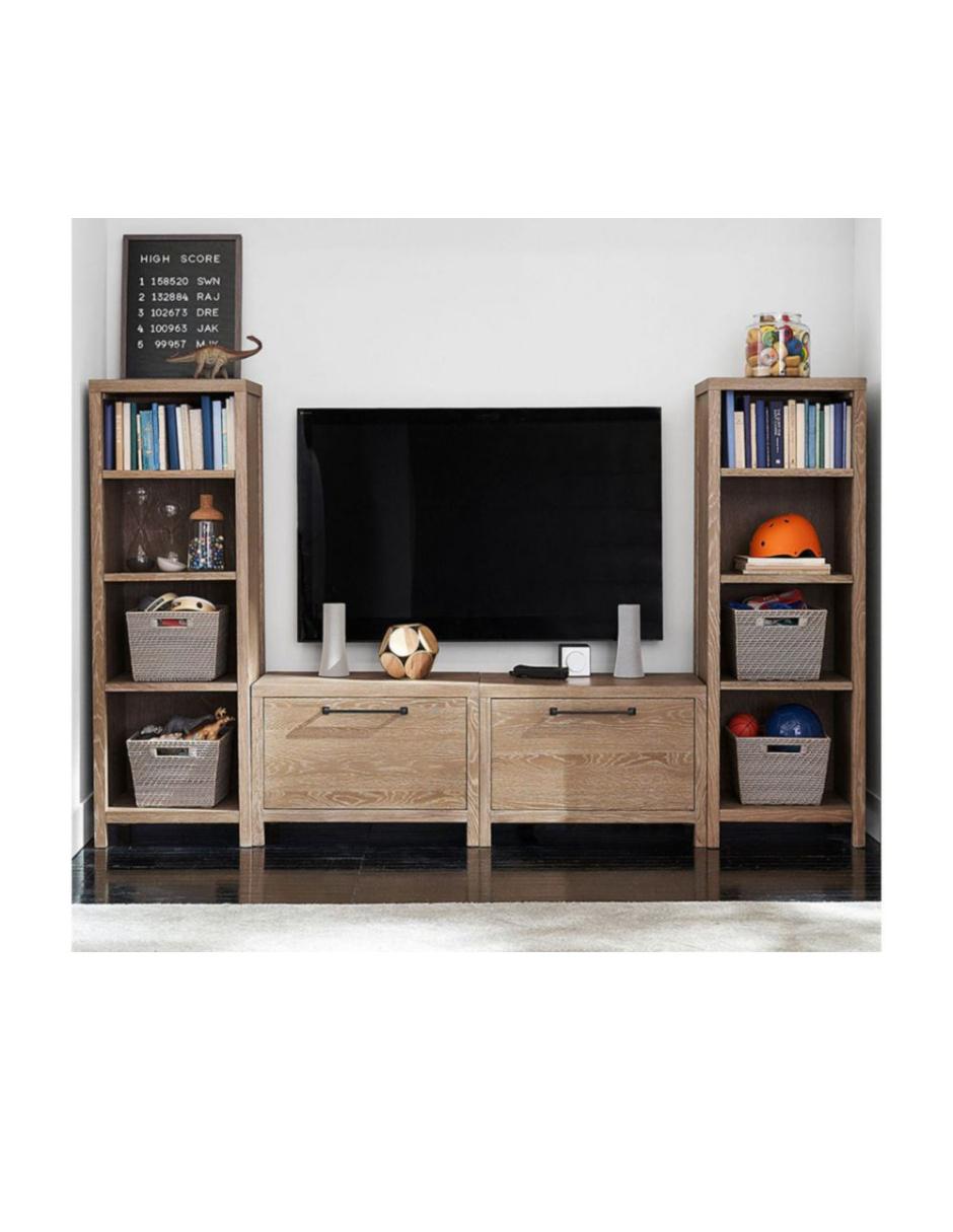 Cesto decorativo Quinn de mimbre 4