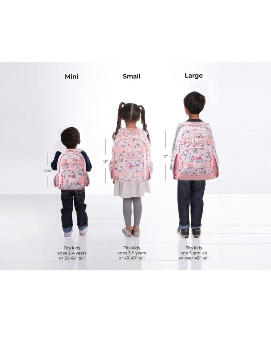 Mochila infantil Hello Kitty Hearts para niña 7