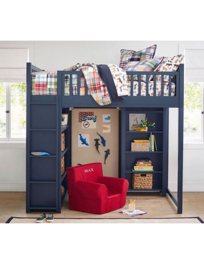 Cama loft Camp de madera matrimonial 2