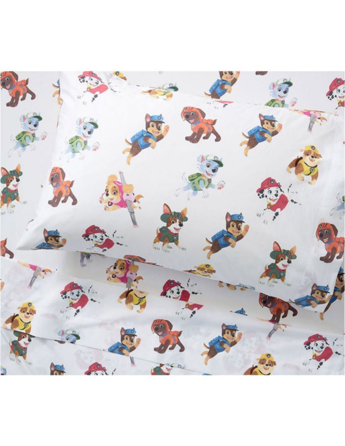 Juego de sábanas de algodón 200 hilos Paw Patrol
