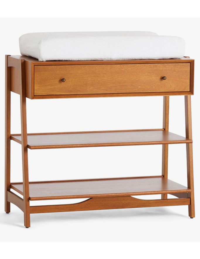 Cambiador Mid-Century de madera unisex
