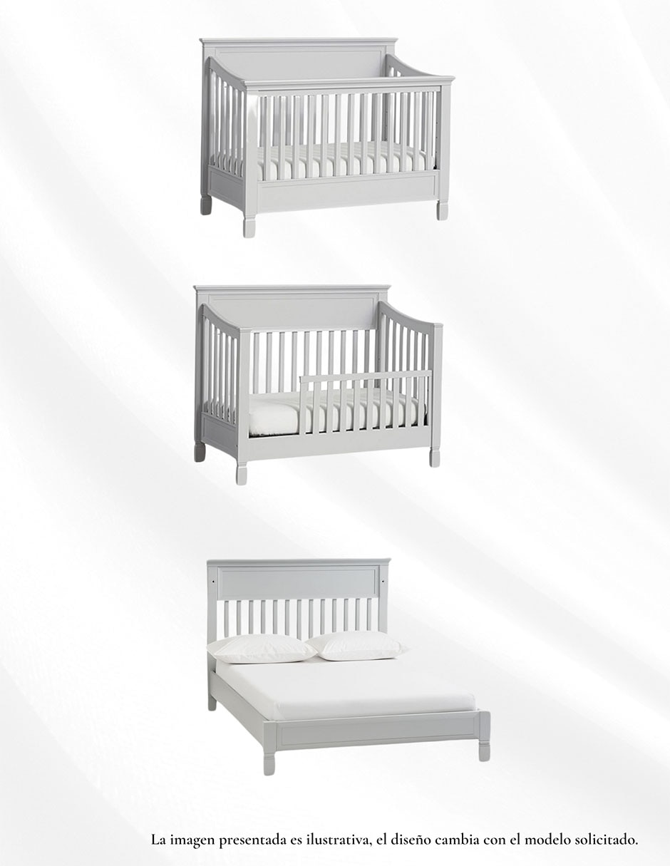 Cuna convertible a cama matrimonial Larkin Camelback 10