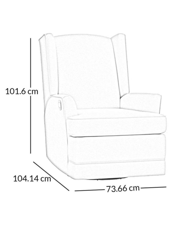 Mecedora Global Modern Wingback 3