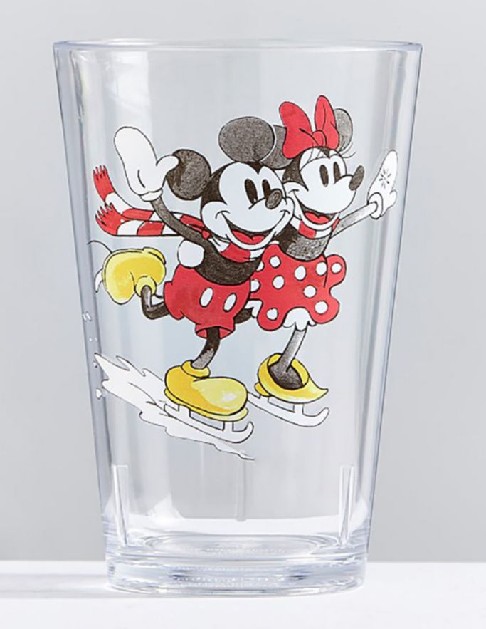 Prominente Español menú Vaso Mickey Mouse Holiday Skating | PotteryBarnKids.com.mx