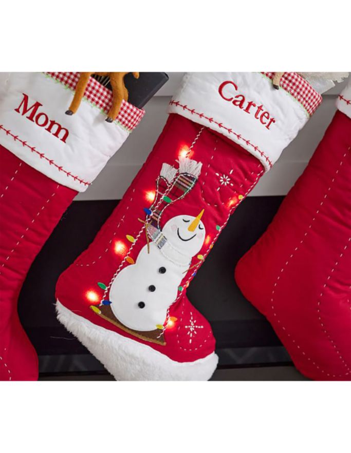 Bota navideña Swinging Snowman 2