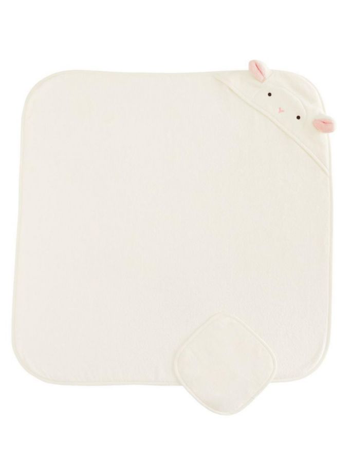 Toalla con gorro Super Soft de algodón infantil 2