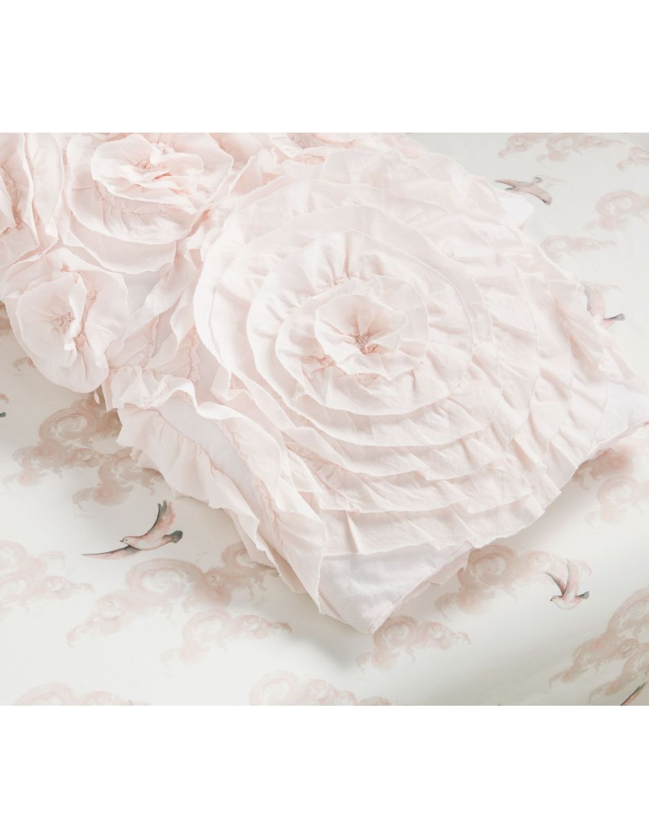 COBIJA ML ROSETT, INFANTIL, ROSA CLARO