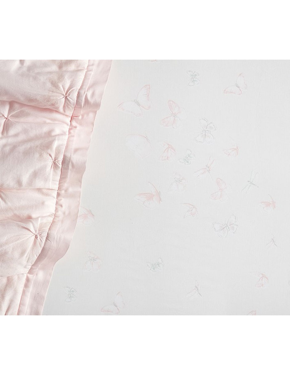 Sábana para cajón de algodón 350 hilos Monique Lhuillier Ethereal Butterfly
