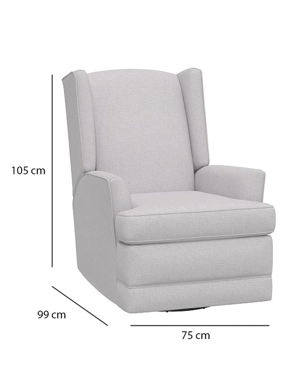 Mecedora Modern Wingback 3