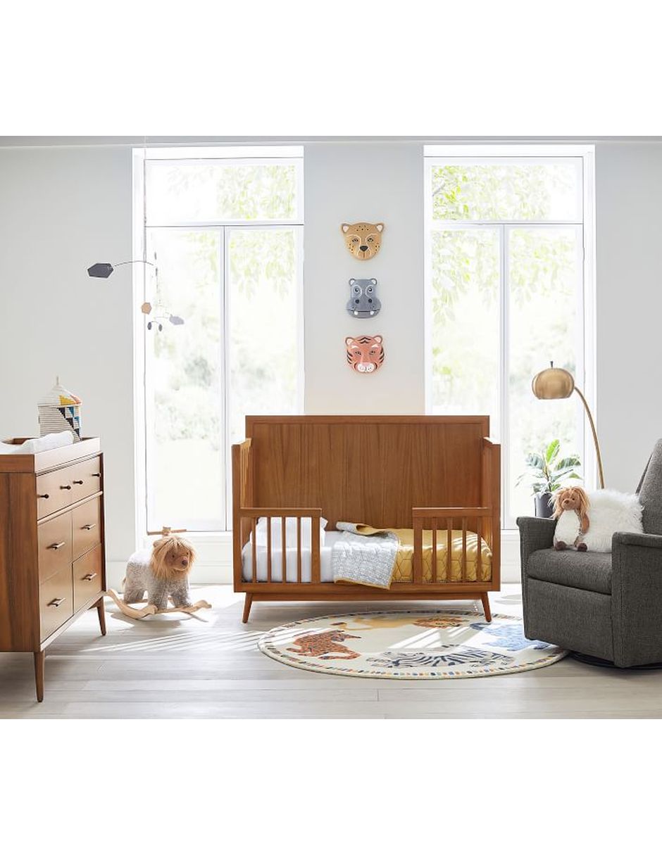 Barandal para convertir a cama infantil Mid Century 3