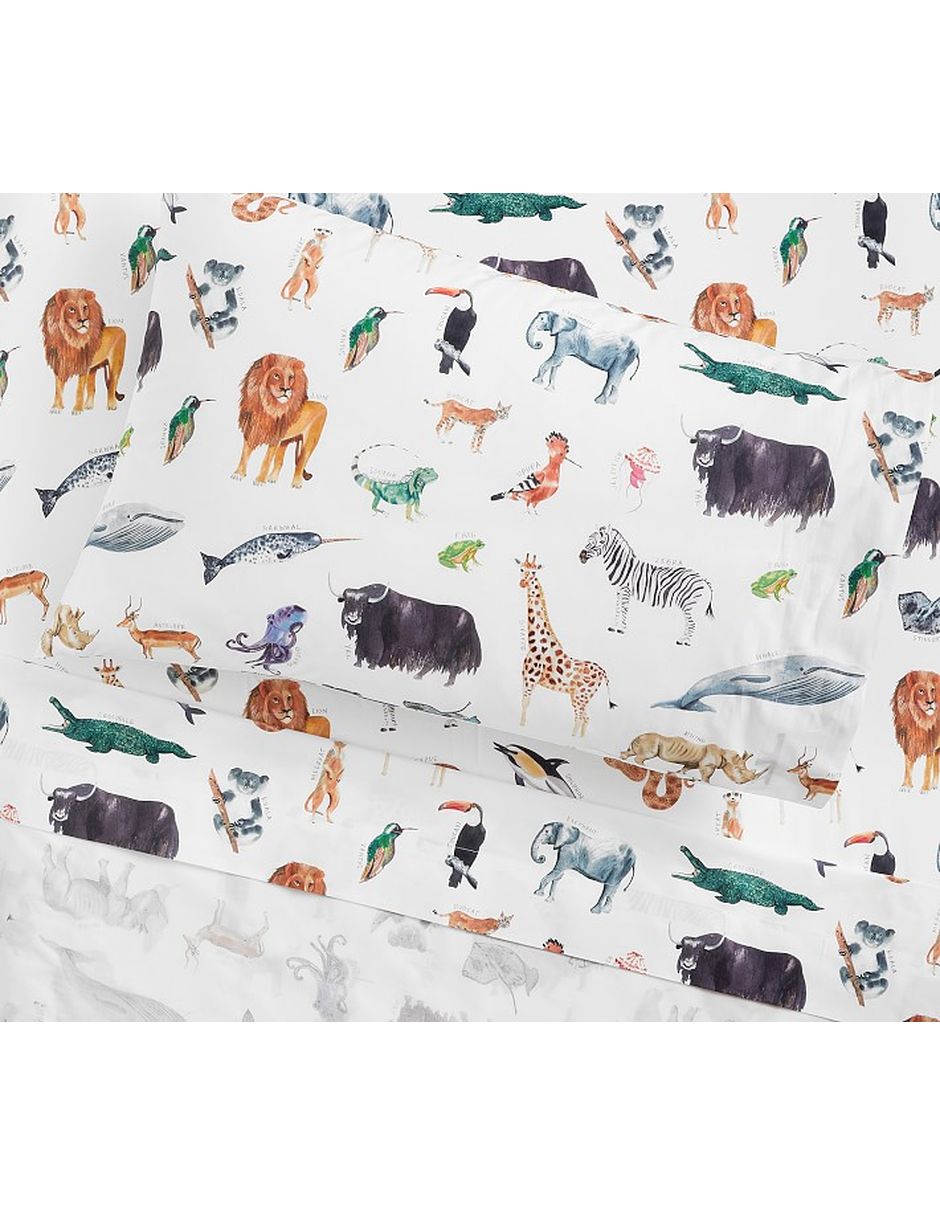 Juego de sábanas de algodón 200 hilos Brendan Animals