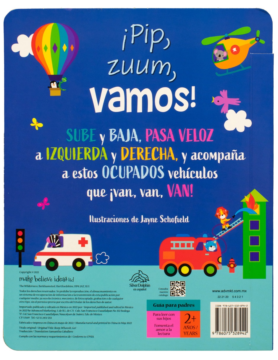 Libro ¡Pip, zunm, vamos! de Silver Dolphin 2