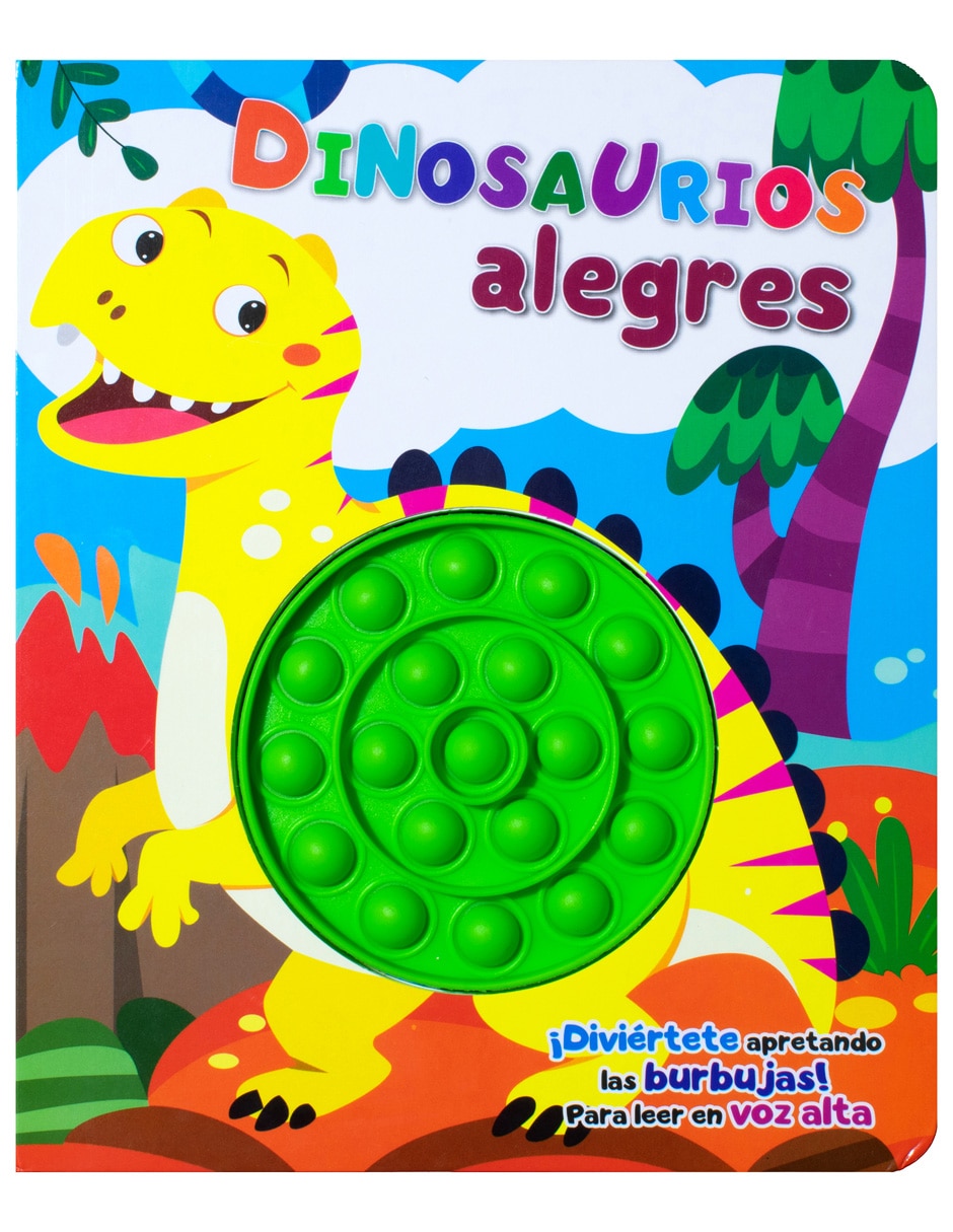 Libro Apretando burbujas: dinosaurios alegres de Silver Dolphin Libro Apretando burbujas: dinosaurios alegres de Silver Dolphin