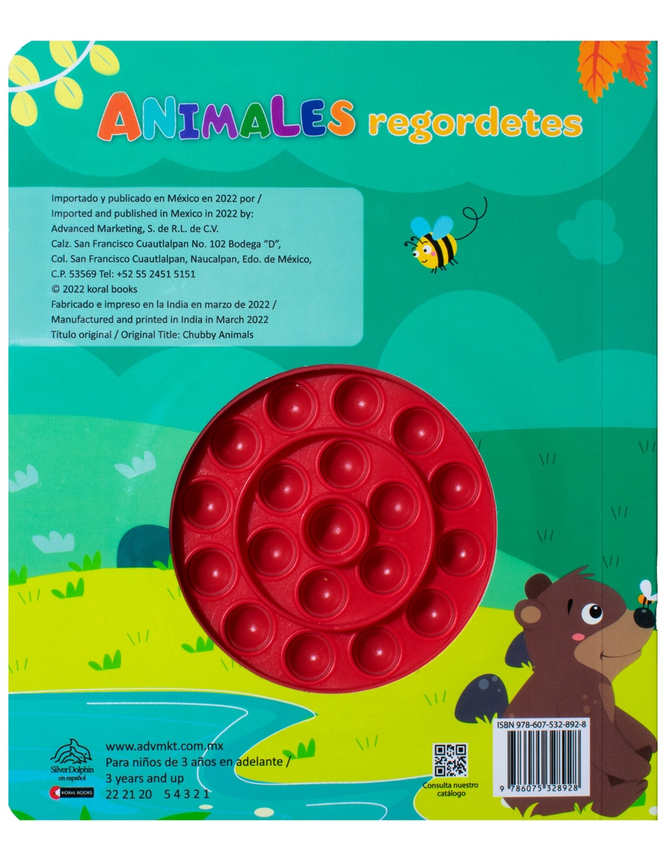 Libro Animales regordetes de Silver Dolphin 2