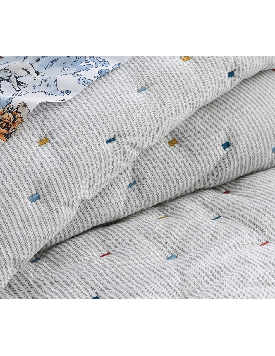 Colcha Embroidered Stripe Lightweight 2