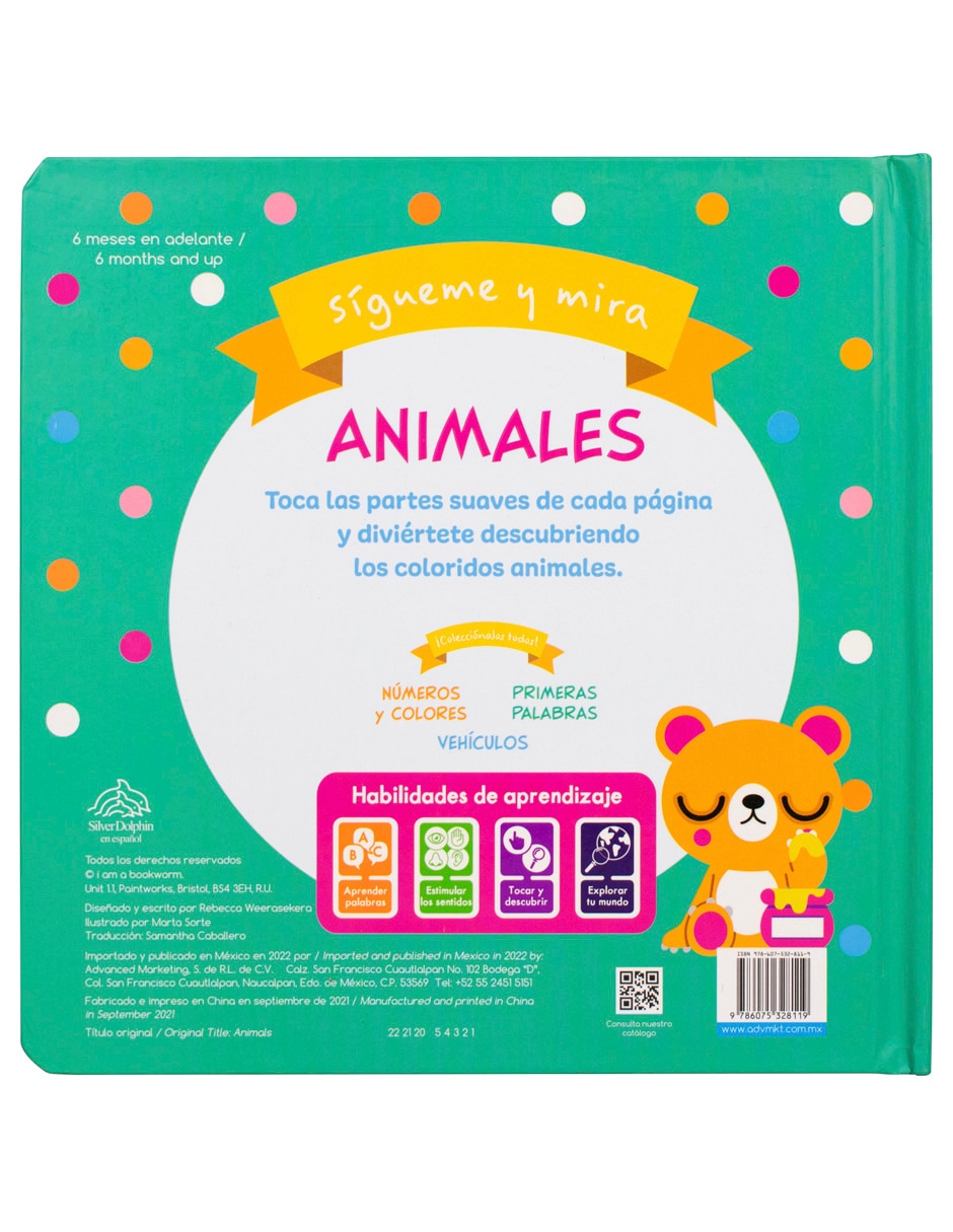 Libro Síqueme y mira animales. ¡Descubre diferentes animales con la abejita! de Advanced 2