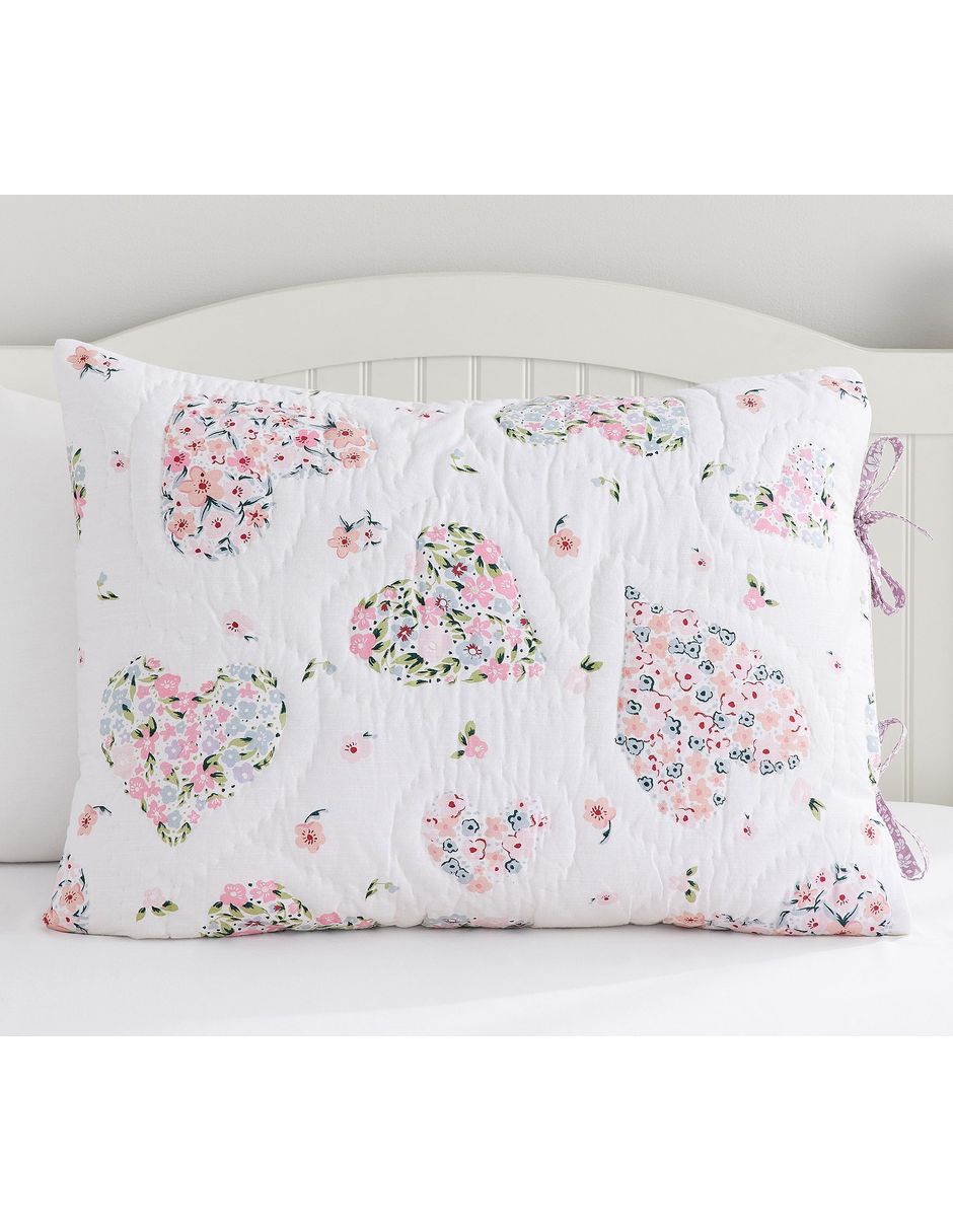 Funda para almohada Floral Hearts 1
