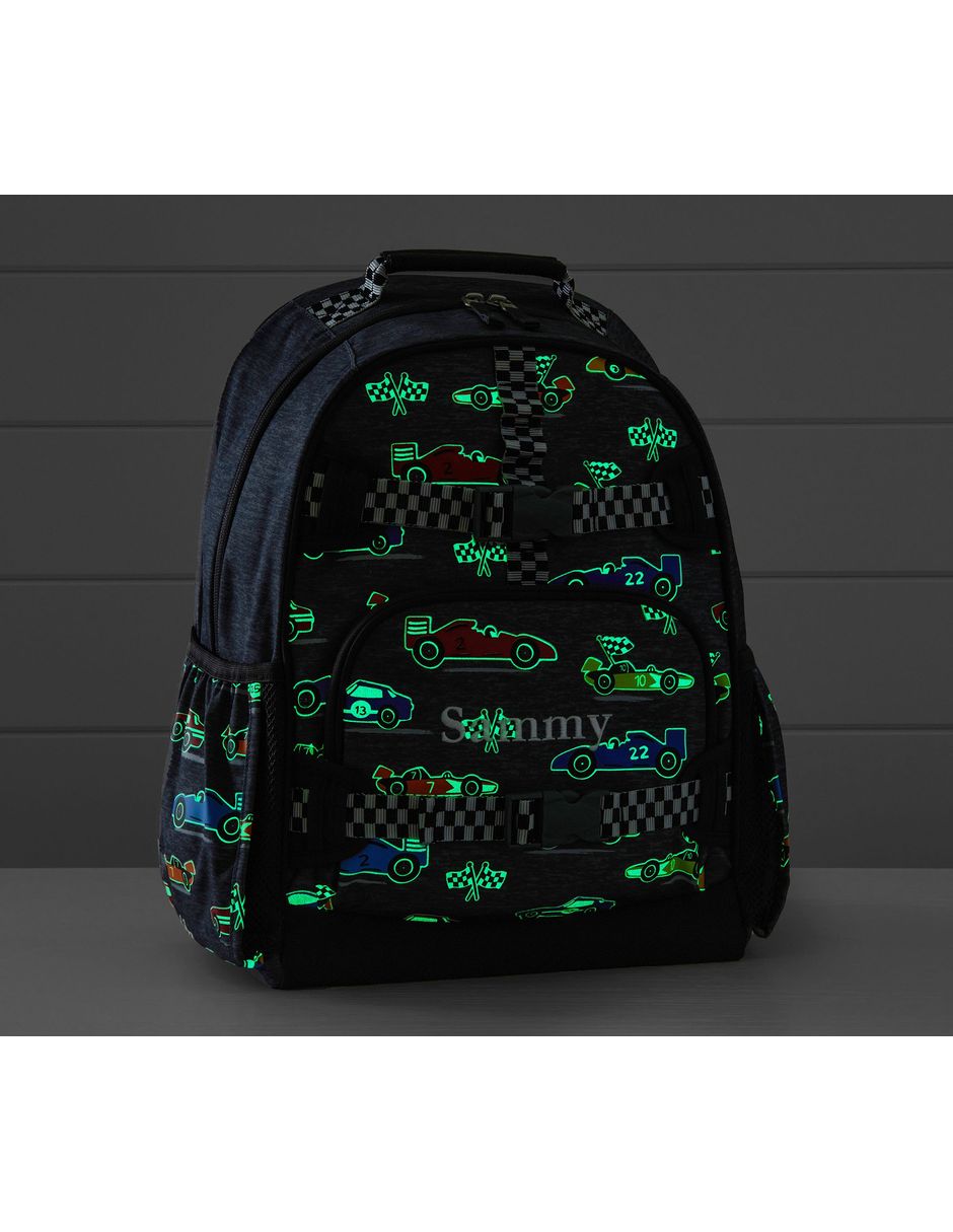 Mochila escolar Mackenzie Race Cars impermeable para niño 5