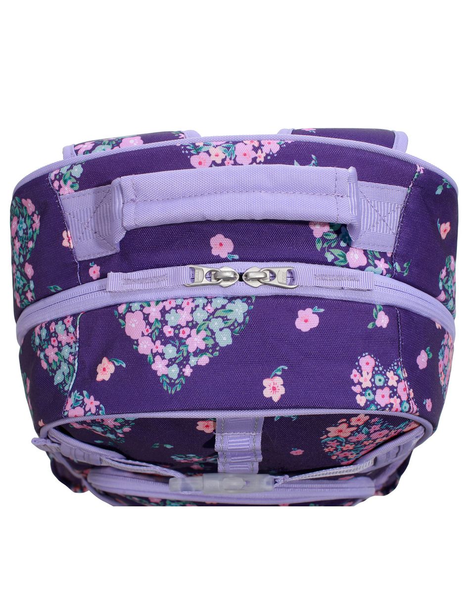 Mochila escolar Plump Flowers Hearts Mackenzie impermeable para niña 4