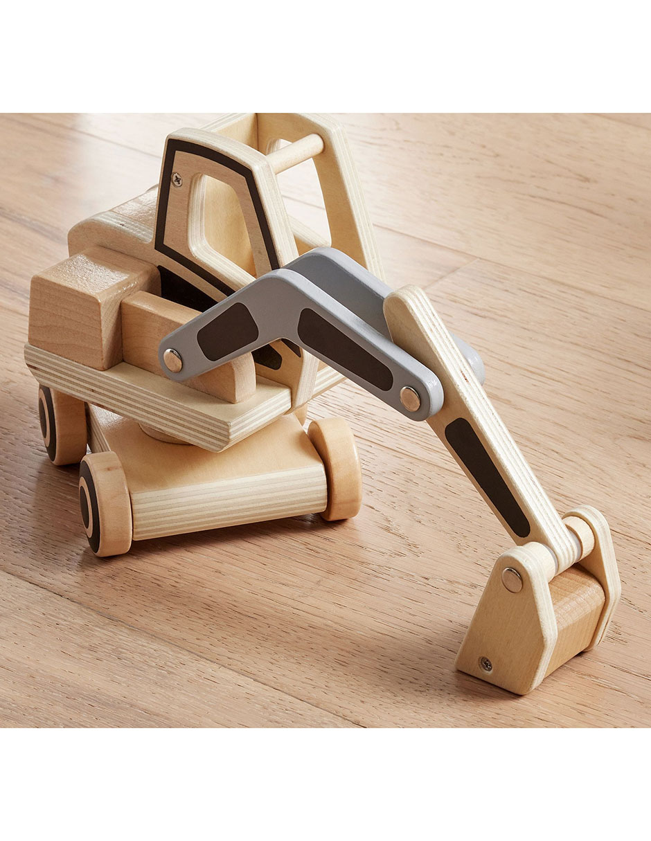 Set de vehículos Wooden Construction Trucks 2