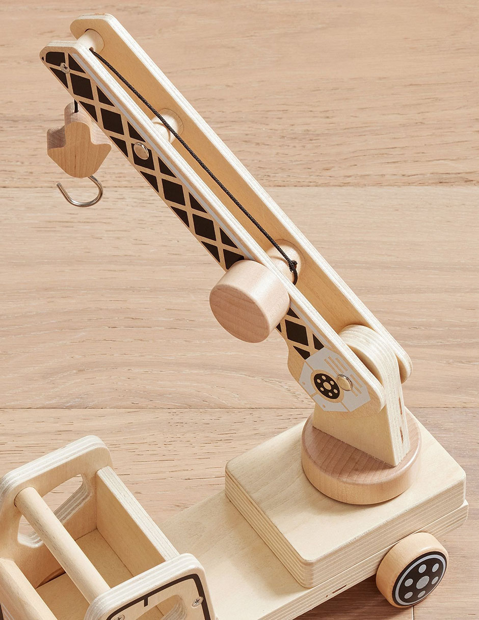 Set de vehículos Wooden Construction Trucks 3