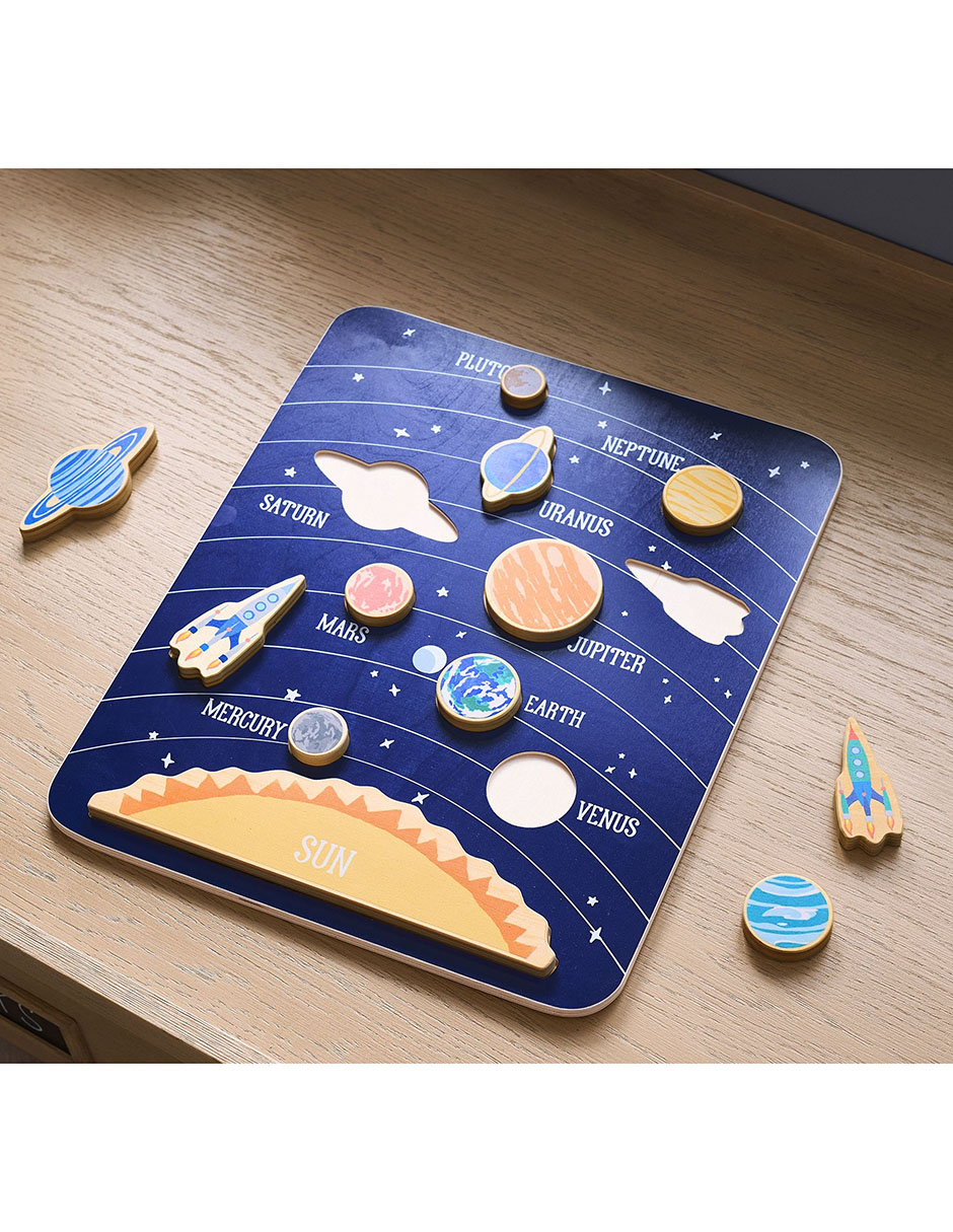 Rompecabezas Sistema solar Wooden 13 piezas 3