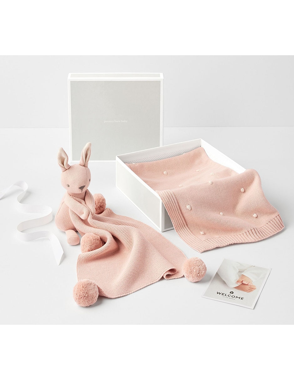Set regalo Baby Blanket and Bunny Thumbie 4