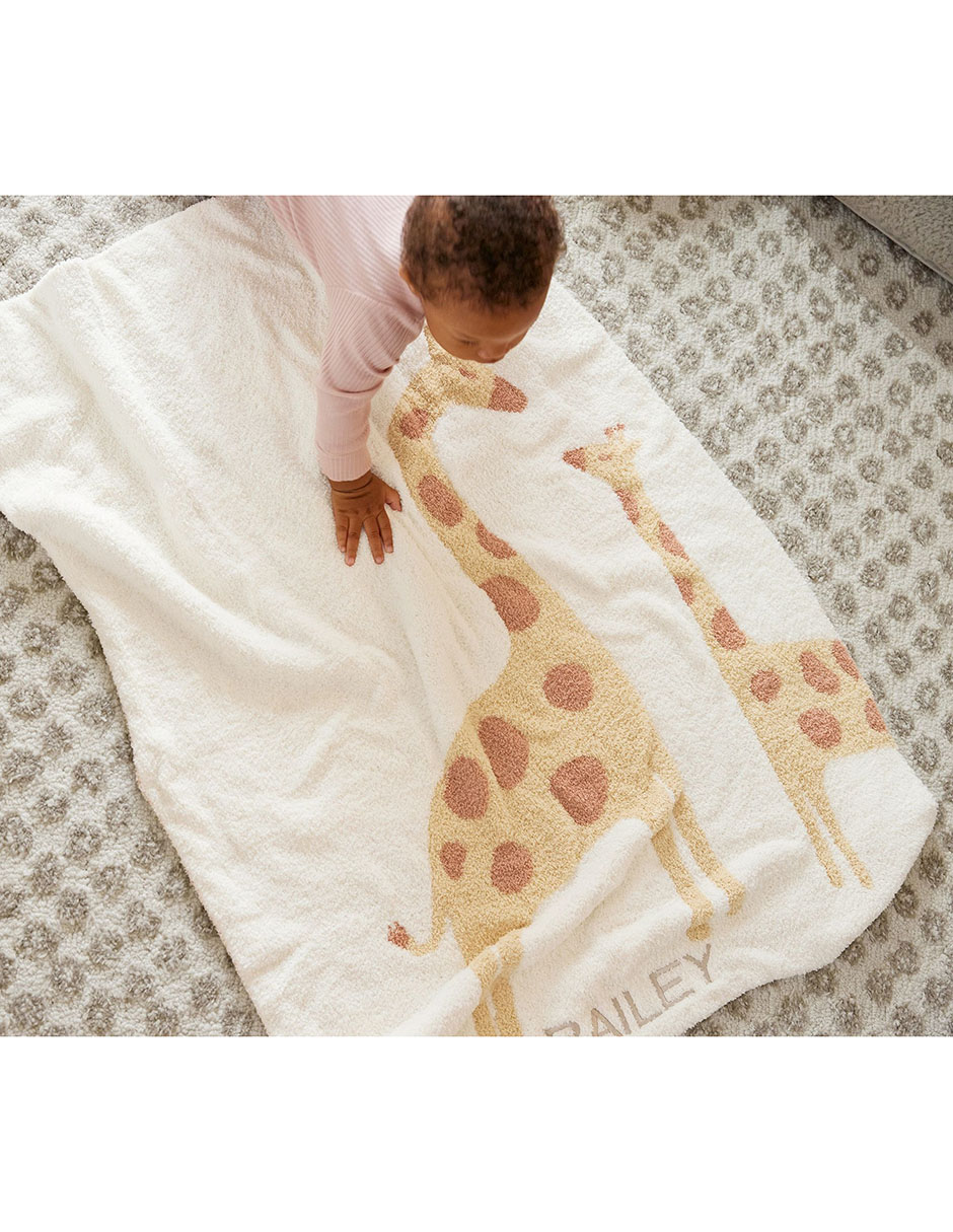 Cobija de tejido plano Fuzzy Giraffe 3