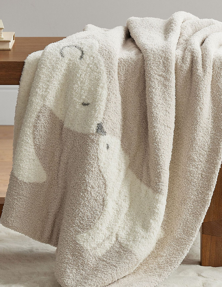 Cobija de tejido plano Fuzzy Bear 2