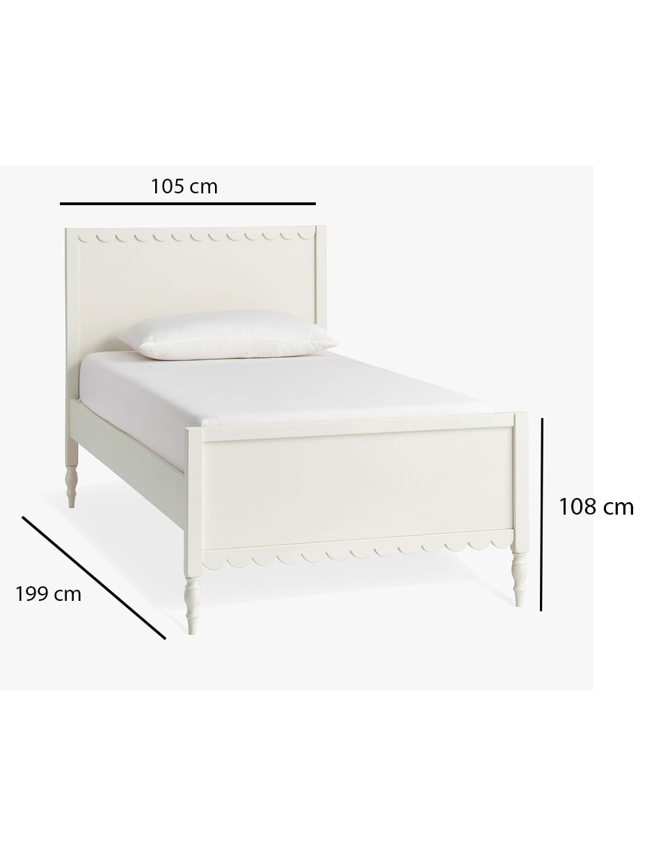 Cama Penny de madera individual 5