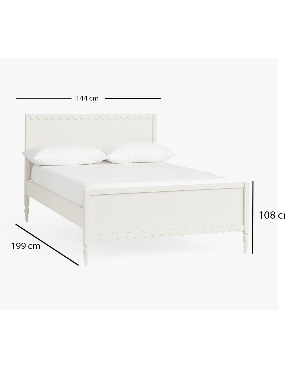Cama Penny de madera matrimonial 5
