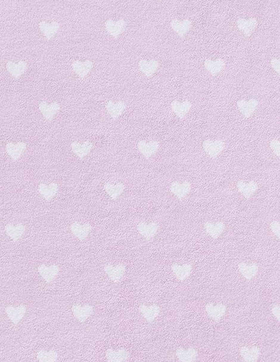 Toalla con gorro Heart de algodón infantil