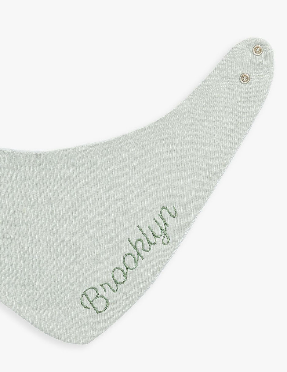 Babero Linen Bib de algodón 2