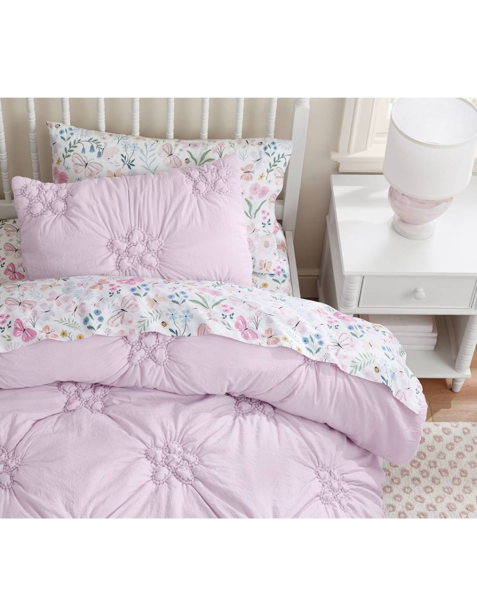 FUNDA P/ALMOHADA TEXTU, ESTÁNDAR, LILA