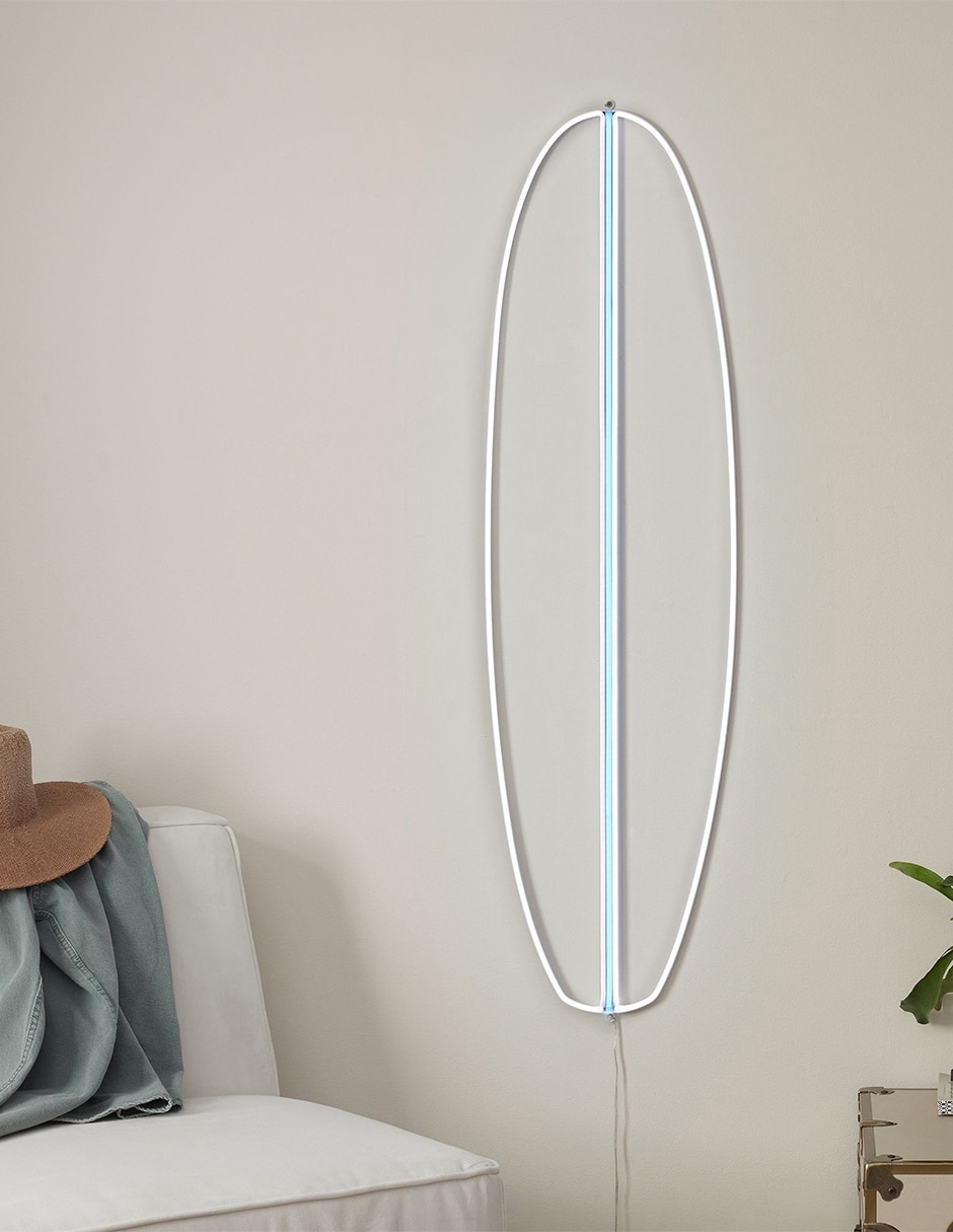Figura decorativa Surf Board Neon
