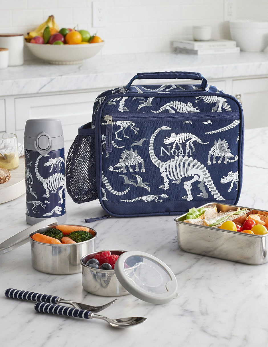 Lonchera térmica Mackenzie Navy Dino 3