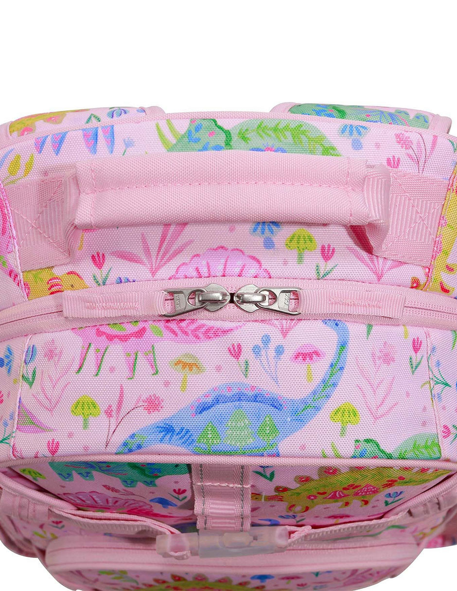 Mochila escolar Mackenzie Pink Dinos para niña 3