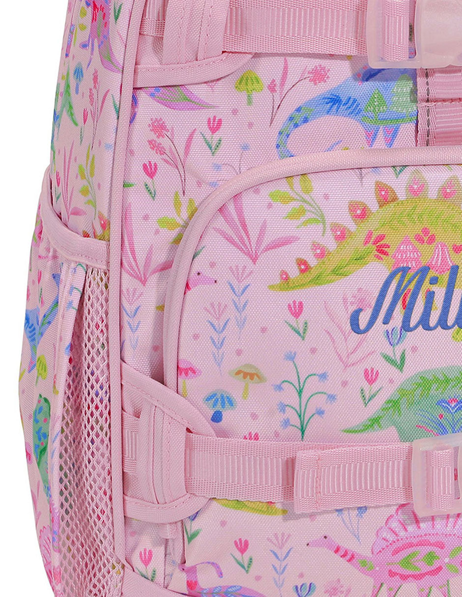 Mochila escolar Mackenzie Heritage Pink Dinos para niña 4